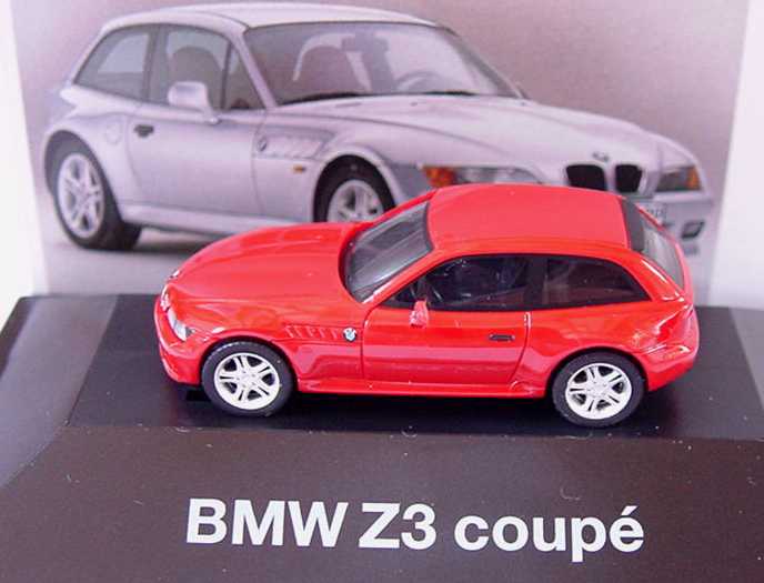 Foto 1:87 BMW Z3 Coupé 2.8 rot Werbemodell herpa 80419423116