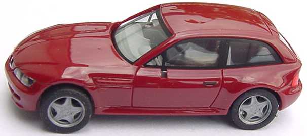 Foto 1:87 BMW Z3 M-Coupé bordeauxrot herpa 022460