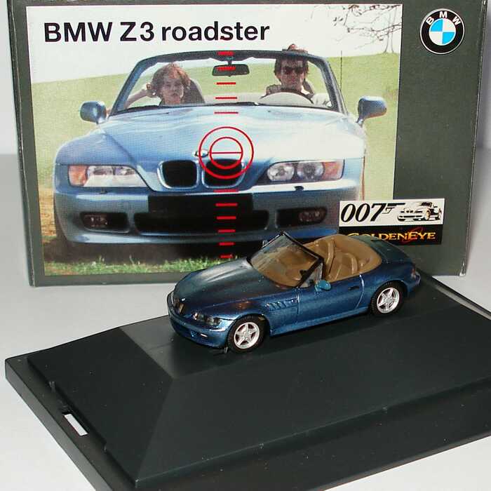 Foto 1:87 BMW Z3 blau-met. James Bond 007 - Golden Eye Werbemodell herpa 80419421163
