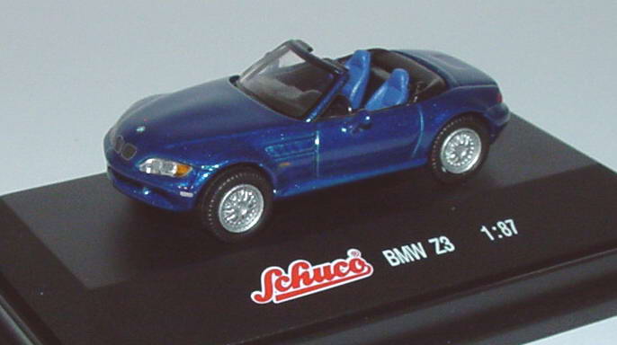 Foto 1:87 BMW Z3 blau-met. Schuco 21609
