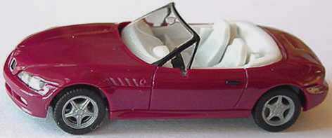 Foto 1:87 BMW Z3 dunkelviolett herpa 021937