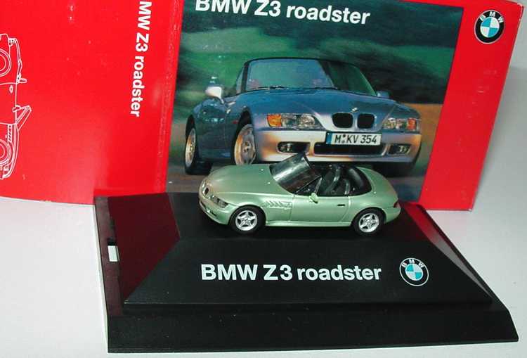 Foto 1:87 BMW Z3 hellgrün-met. Werbemodell herpa 80419421515