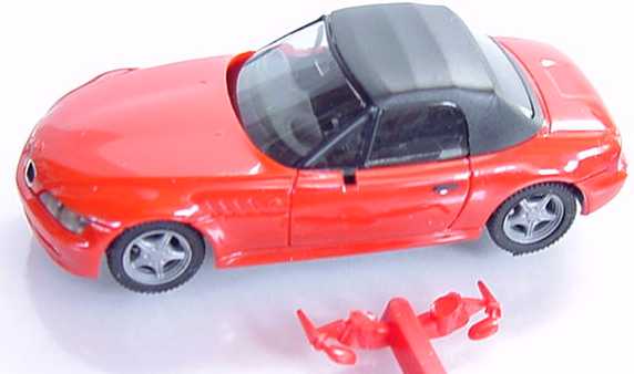 Foto 1:87 BMW Z3 rot, Softtop schwarz herpa 022507