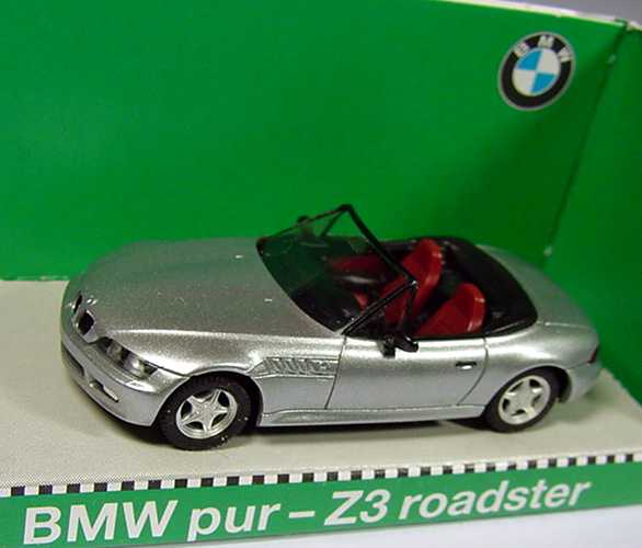 Foto 1:87 BMW Z3 silber-met. BMW pur... Werbemodell herpa