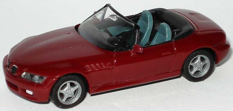 Foto 1:87 BMW Z3 weinrot herpa 021937