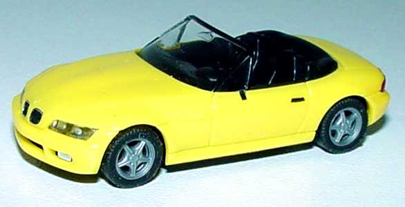 Foto 1:87 BMW Z3 zinkgelb herpa 021937
