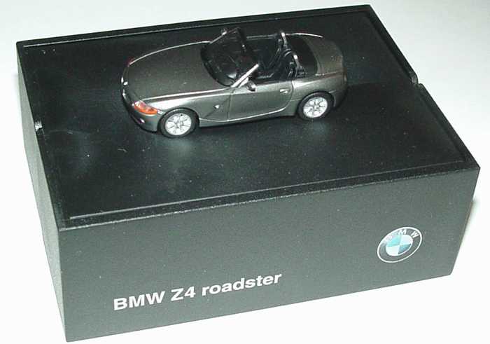 Foto 1:87 BMW Z4 grau-met. Werbemodell herpa 80410144024