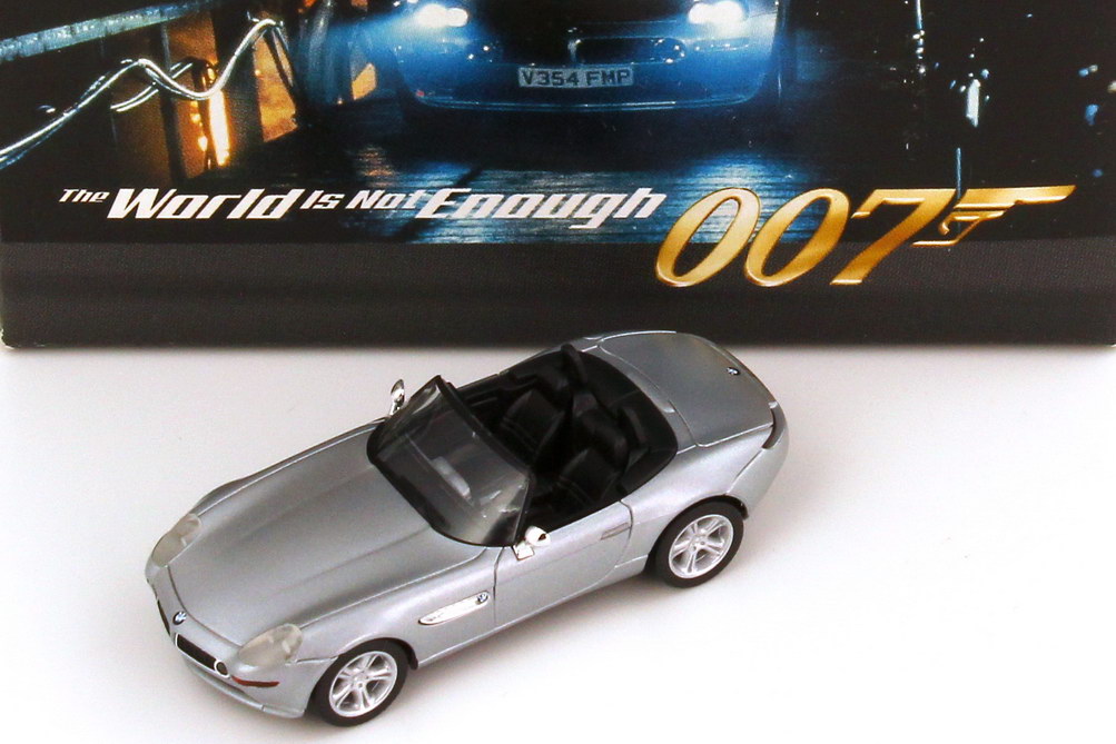 Foto 1:87 BMW Z8 Roadster (E52) titansilber-met. James Bond 007 - The World Is Not Enough Werbemodell herpa 80410007665