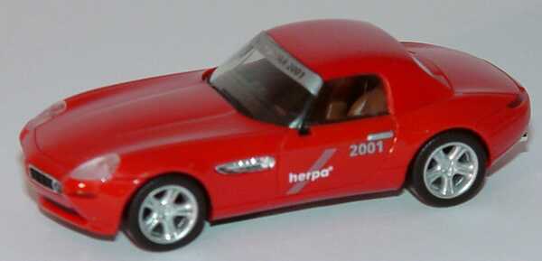 Foto 1:87 BMW Z8 rot mit Hardtop 18. Herpa IAA 2001 herpa