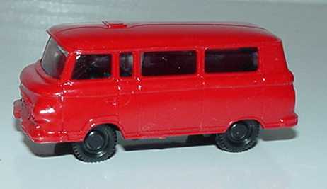 Foto 1:87 Barkas B 1000 Bus dunkelrot SES Automodelle