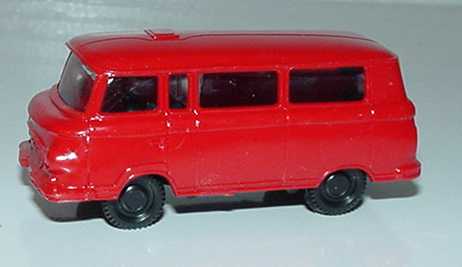 Foto 1:87 Barkas B 1000 Bus dunkelrot SES Automodelle