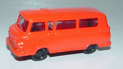Foto 1:87 Barkas B 1000 Bus grellrot SES Automodelle