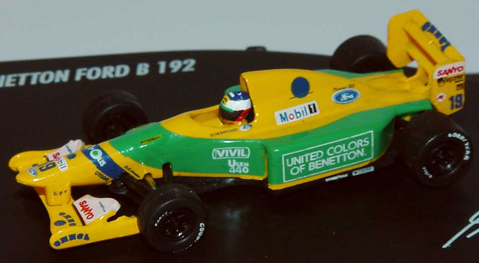 Foto 1:87 Benetton Ford B 192 Nr.19, Michael Schumacher (Sieger GP Spa 1992) Paul´s Model Art 510928719