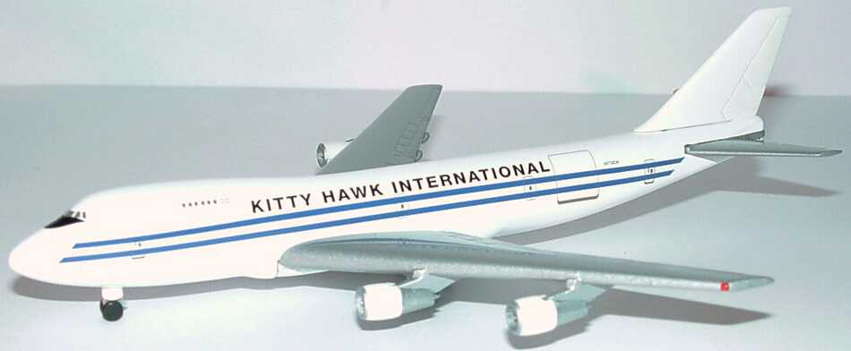 Foto 1:500 Boeing B 747-200F Kitty Hawk International, N710CK herpa Wings 502641