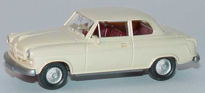 Foto 1:87 Borgward Isabella hellelfenbein , IA rot Wiking 82302