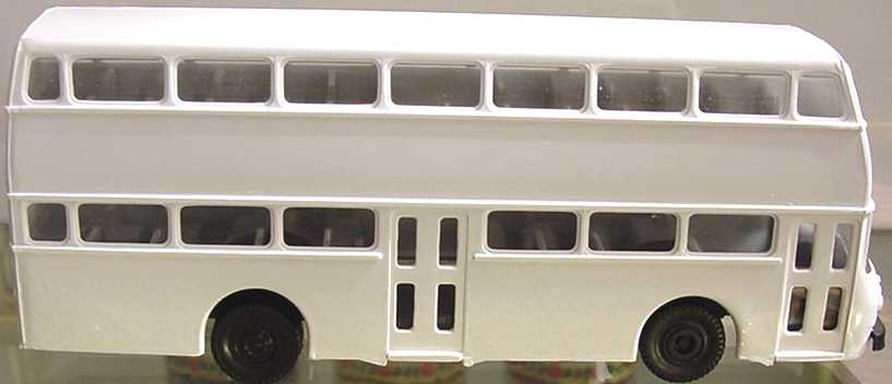 Foto 1:87 Büssing Doppeldecker weiß SES Automodelle