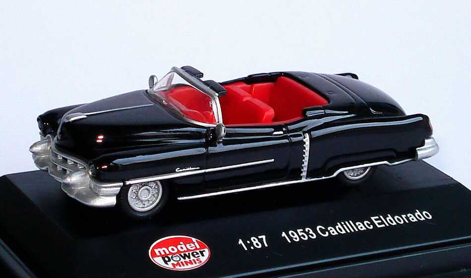 Foto 1:87 Cadillac Eldorado 1953 schwarz Model Power 19235