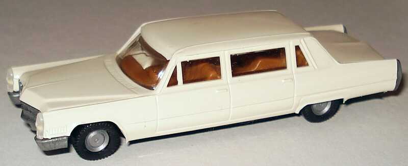 Foto 1:87 Cadillac Fleetwood Seventy-Five Limousine lang (1966) cremeweiß Praliné