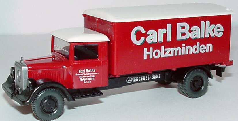 Foto 1:87 Carl Balke Ein Jahrhundert auf Achse (Mercede L 2500 Hgz + Mercede Actros 3a WKo) Wiking 99014
