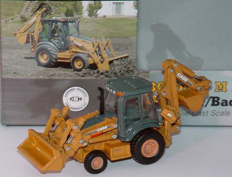 Foto 1:87 Case 580 Super M Series 2 Baggerlader Case-gelb Norscot 21002