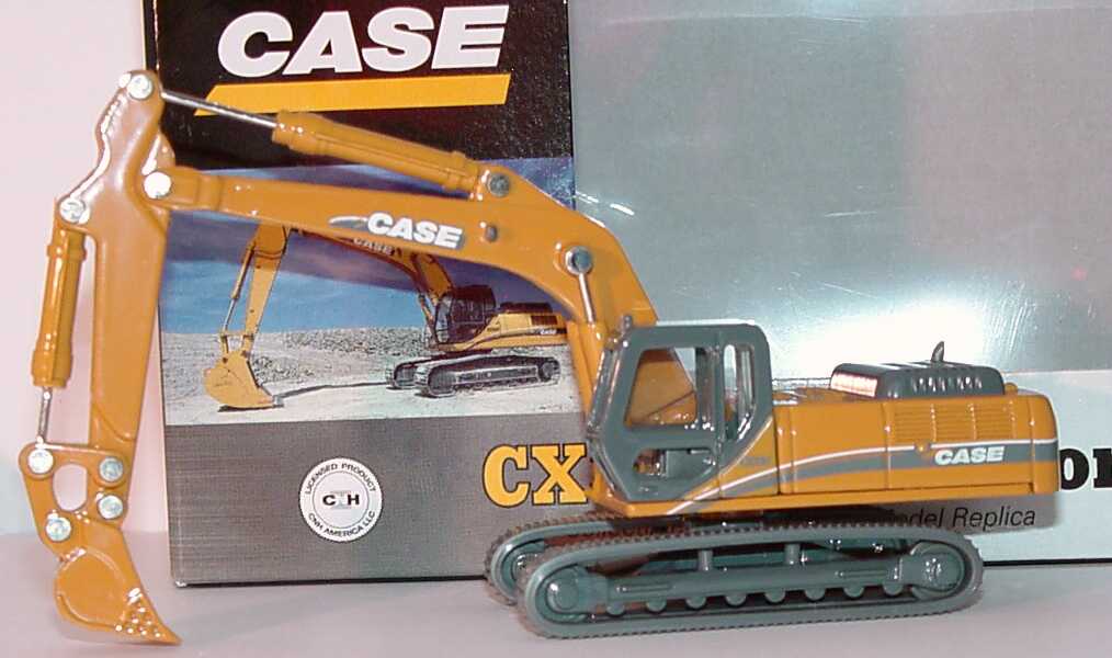 Foto 1:87 Case CX330 Kettenbagger Case-gelb Norscot 21001