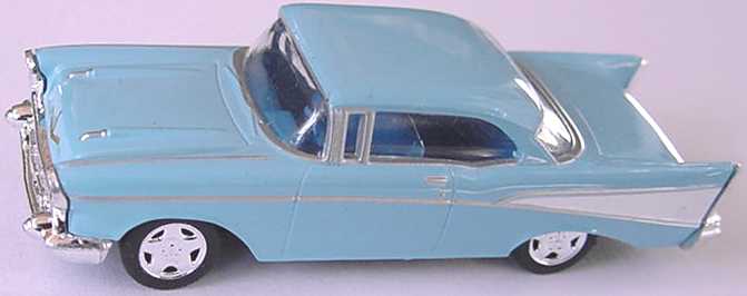 Foto 1:87 Chevrolet Bel Air ´57 hellblau/weiß herpa 021487