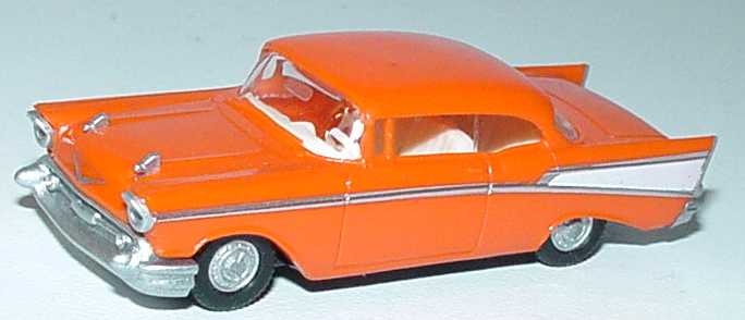 Foto 1:87 Chevrolet Bel Air ´57 orange/weiß Praliné