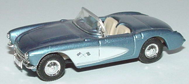 Foto 1:87 Chevrolet Corvette ´57 blaulila-met. Praliné