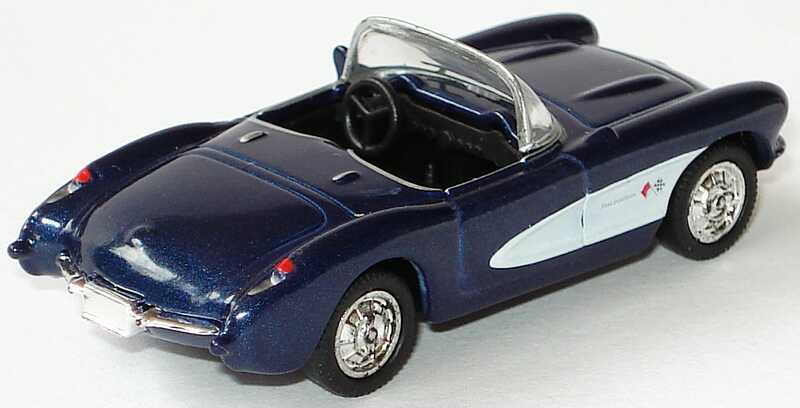 Foto 1:87 Chevrolet Corvette ´57 dunkelblaumet./weiß Malibu International 116