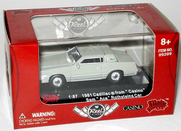 Foto 1:87 Chevrolet Eldorado (1981) grau (Reel Rides, Movie: Casino (Sam Ace Rothensteins Car)) Malibu International 09209