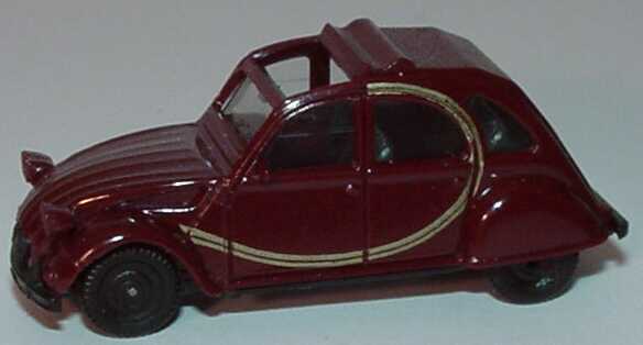 Foto 1:87 Citroën 2 CV 6 Rolldach offen Charleston dunkelweinrot (alt) herpa 3026