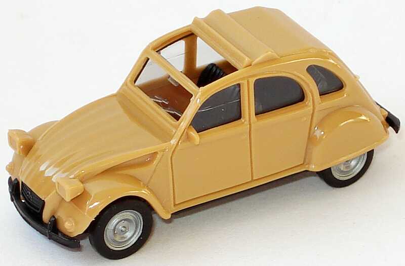 Foto 1:87 Citroen 2 CV 6 Rolldach offen beige herpa 020824