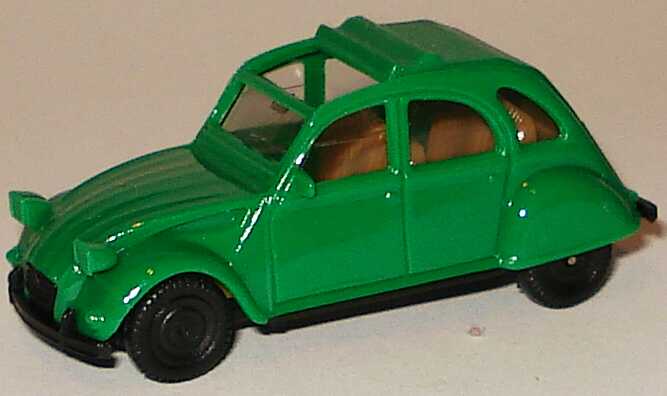 Foto 1:87 Citroen 2 CV 6 Rolldach offen grün herpa 020824