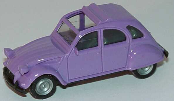 Foto 1:87 Citroen 2 CV 6 Rolldach offen lila herpa 020824