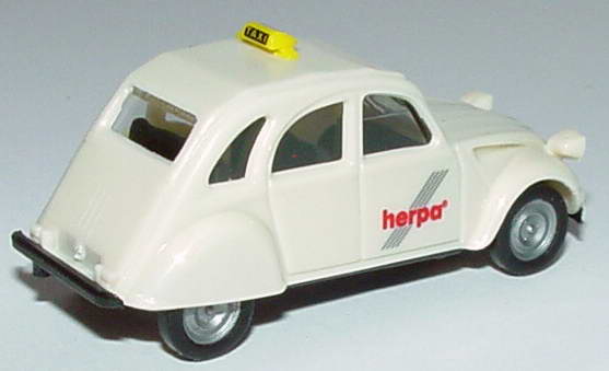 Foto 1:87 Citroen 2 CV 6 Taxi 13. Herpa IAA 1996 herpa 013150