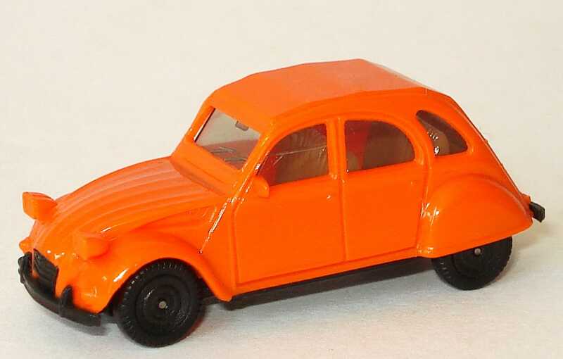 Foto 1:87 Citroen 2 CV 6 orange herpa 2017