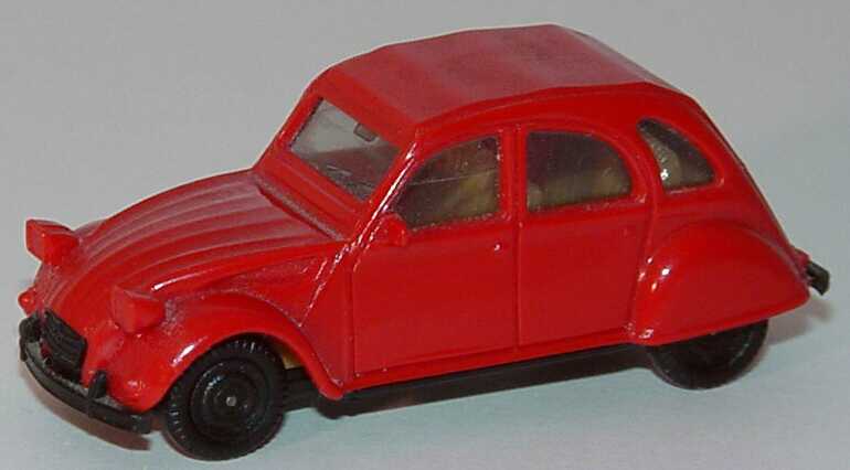 Foto 1:87 Citroen 2 CV 6 rot herpa 2017