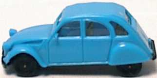 Foto 1:87 Citroen 2 CV 6 türkisblau herpa 2017