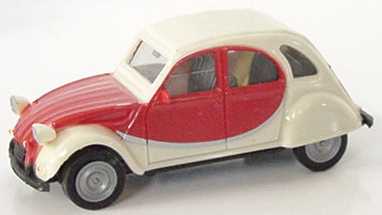 Foto 1:87 Citroën 2 CV Charleston beige/rot herpa 3081