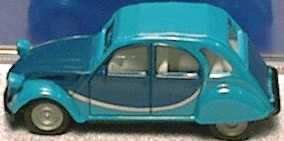 Foto 1:87 Citroen 2 CV Charleston türkis/petrol herpa 020817