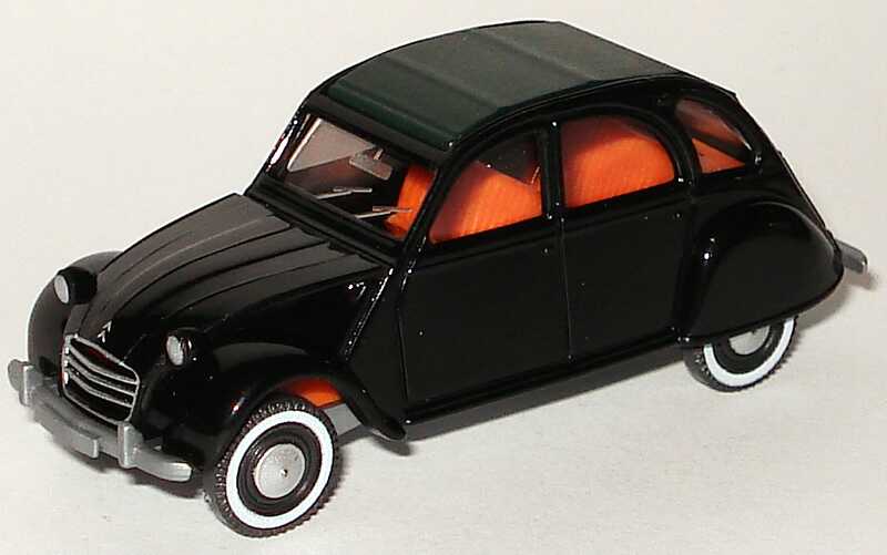 Foto 1:87 Citroen 2 CV Rolldach geschlossen schwarz Wiking 80906