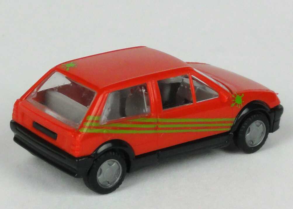 Foto 1:87 Citroen AX GT rot mit Klecks-Dekor, Variante 2 Praliné 5611