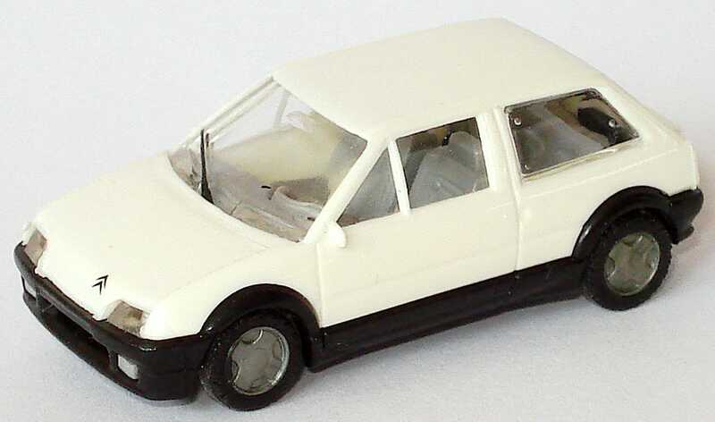 Foto 1:87 Citroen AX weiß Praliné 5600