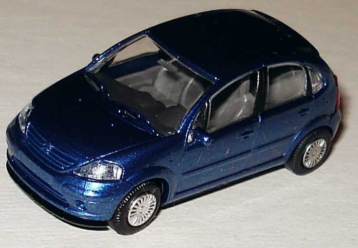 Foto 1:87 Citroen C3 blau-met. Rietze 21160