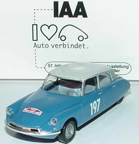 Foto 1:87 Citroen ID 19 Rallye Monte Carlo Nr.197 57. IAA 1997 Wiking 80702