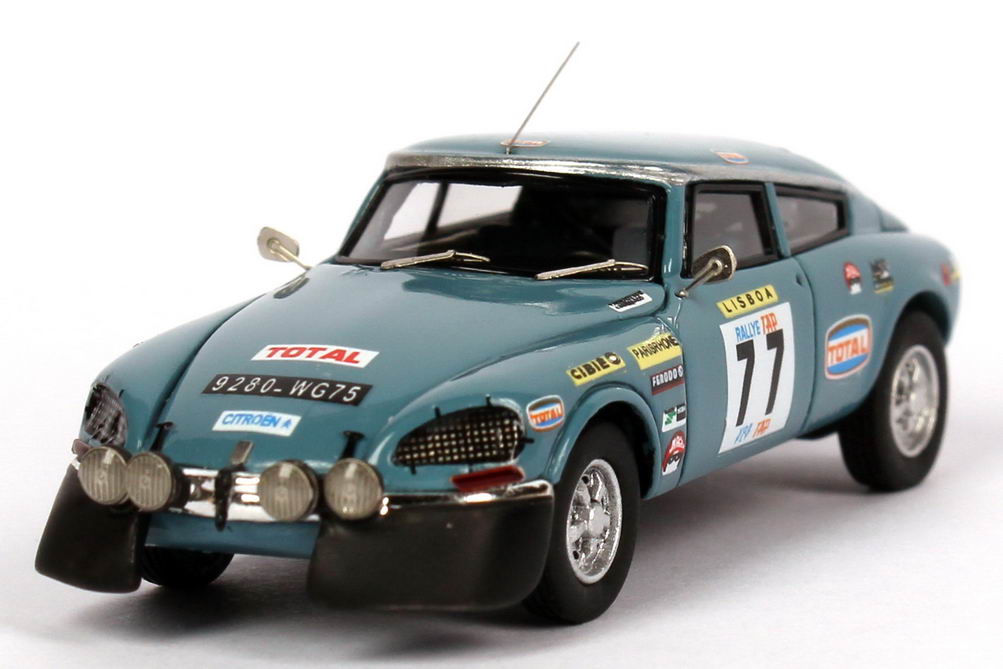 Foto 1:87 Citroen DS 21 TAP Rallye de Portugal 1972 Nr.77, Romaozinho / Bernardo Makette CollecCit 8007