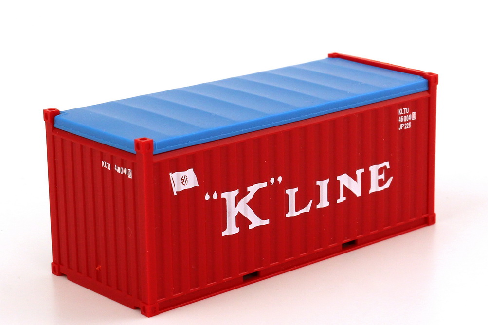 Foto 1:87 Container-Set 3x 20ft. MSC, K-Line, Hapag-Lloyd herpa 076432