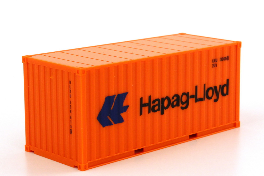 Foto 1:87 Container-Set 3x 20ft. MSC, K-Line, Hapag-Lloyd herpa 076432