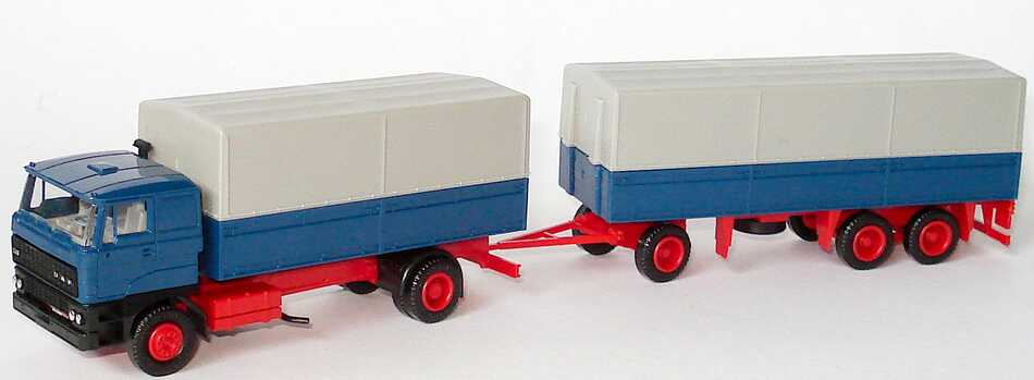 Foto 1:87 DAF 3300 PPHgz 2/3 blau/grau herpa 827001