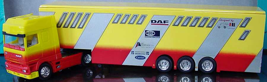 Foto 1:87 DAF 95 Super Space Cab Cv DoppeldeckKoSzg 2/3 DAF Promotiontruck Albedo 200365